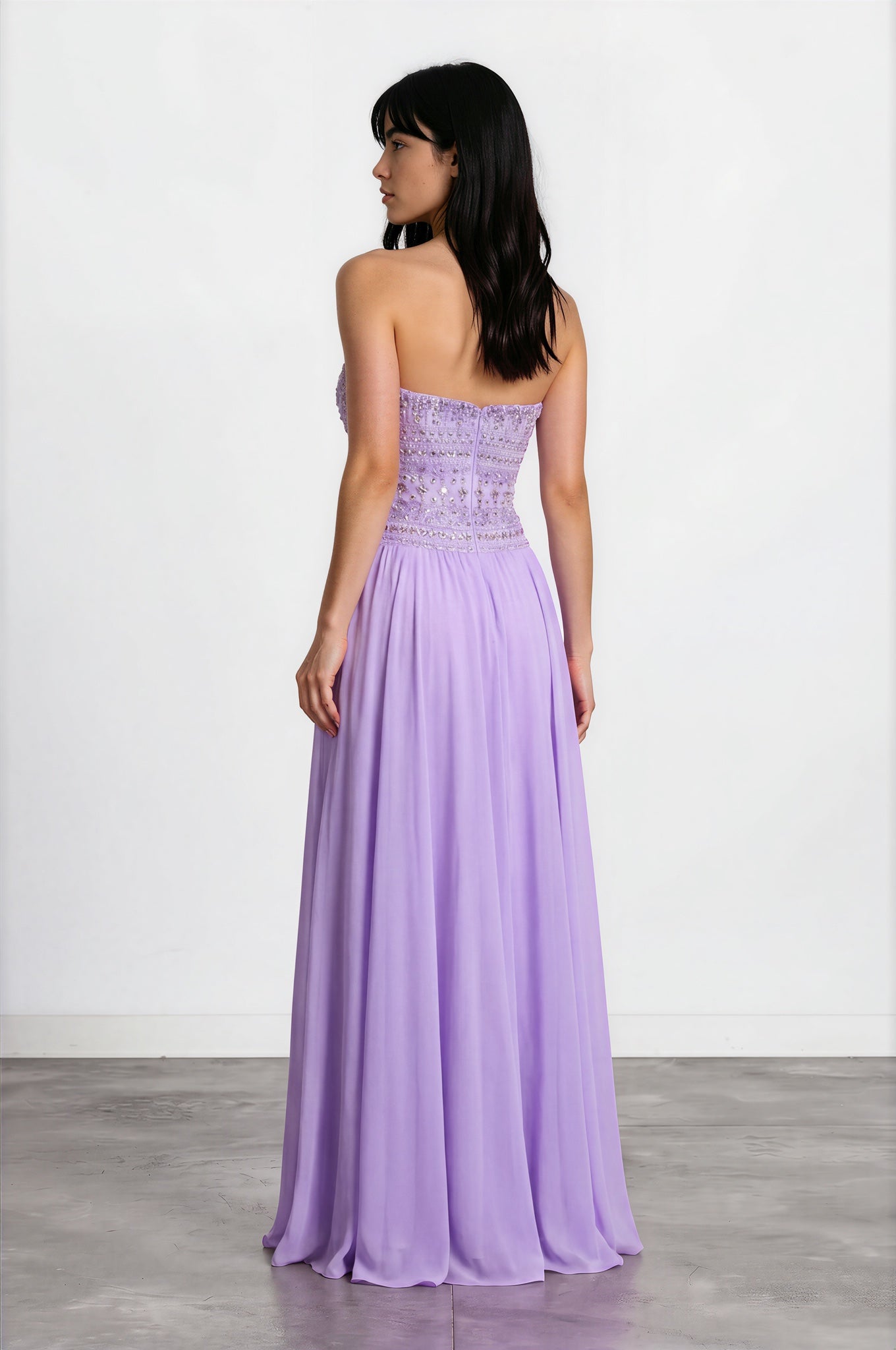 Amethyst Crystal Gown