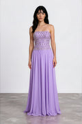 Amethyst Crystal Gown