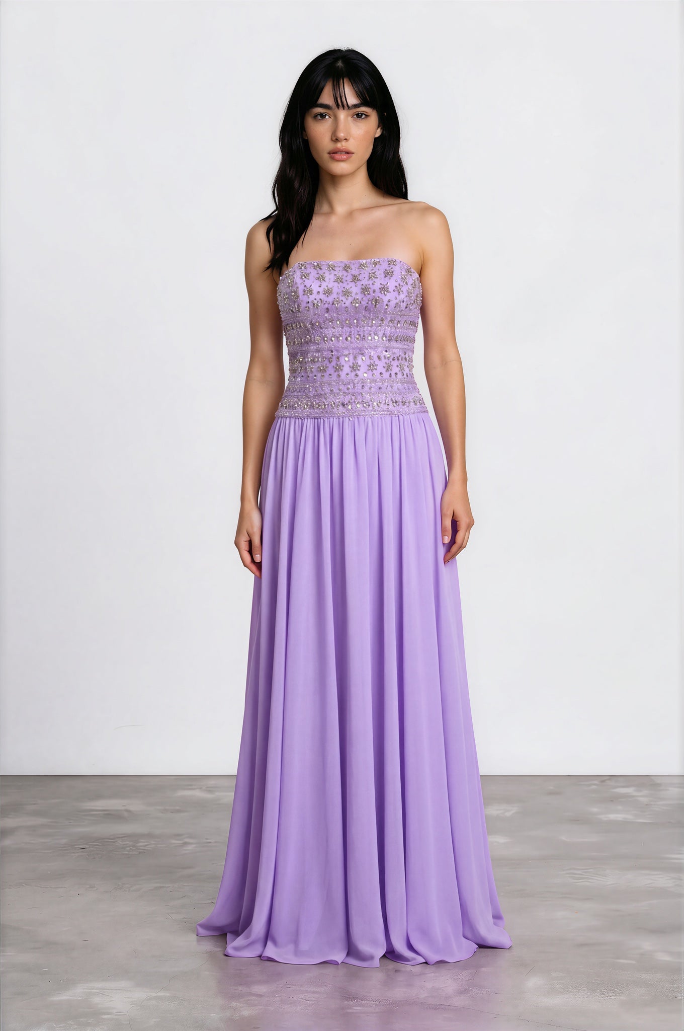 Amethyst Crystal Gown