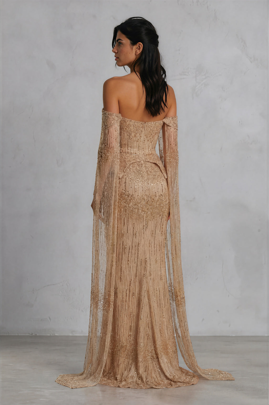 Aurélie Crystal Couture Gown