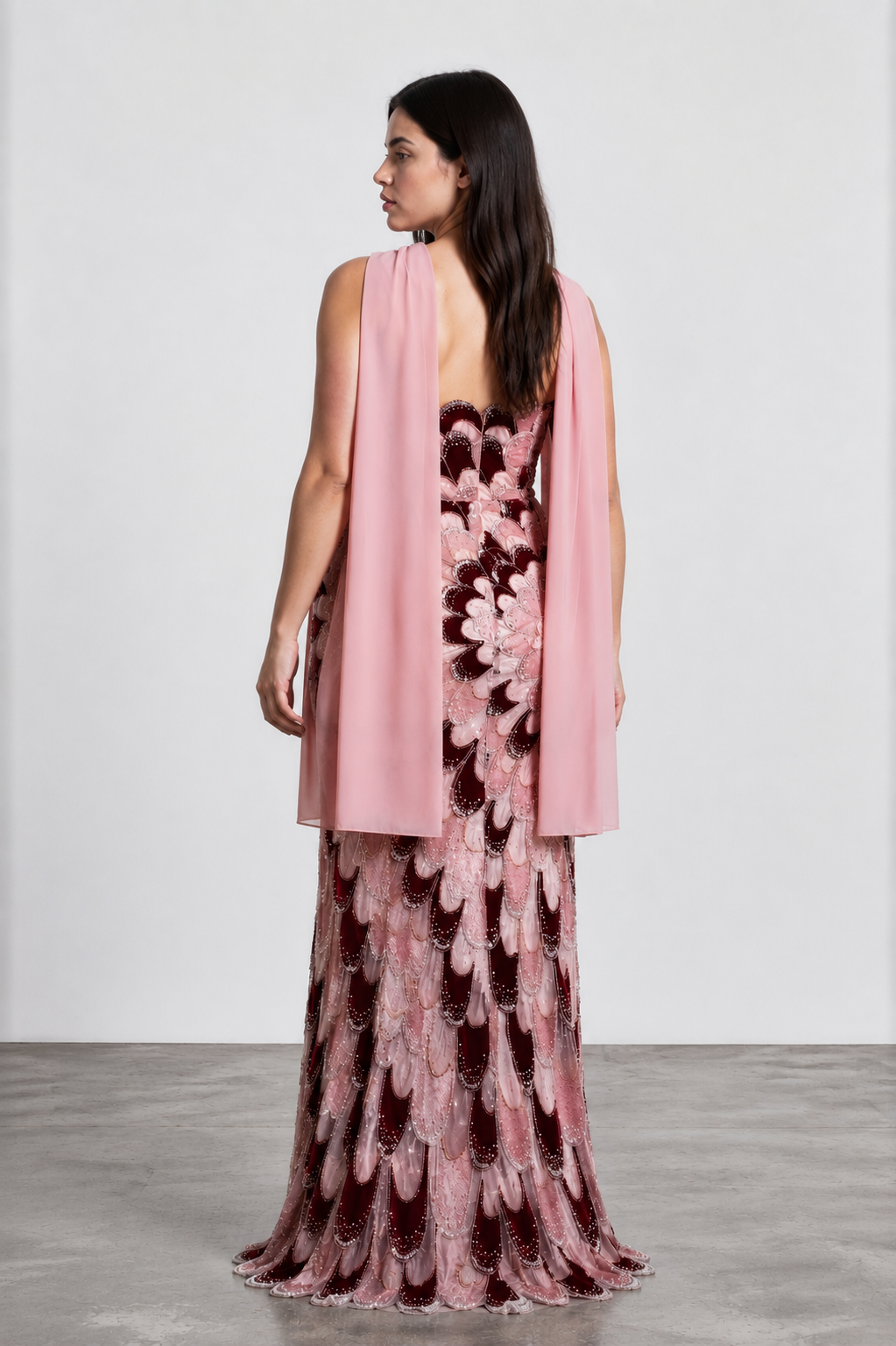 Rosalia Floral Embellished Gown