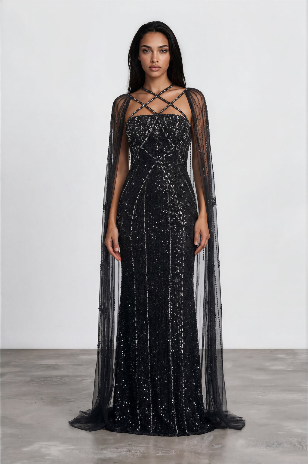 Midnight Mirage Gown