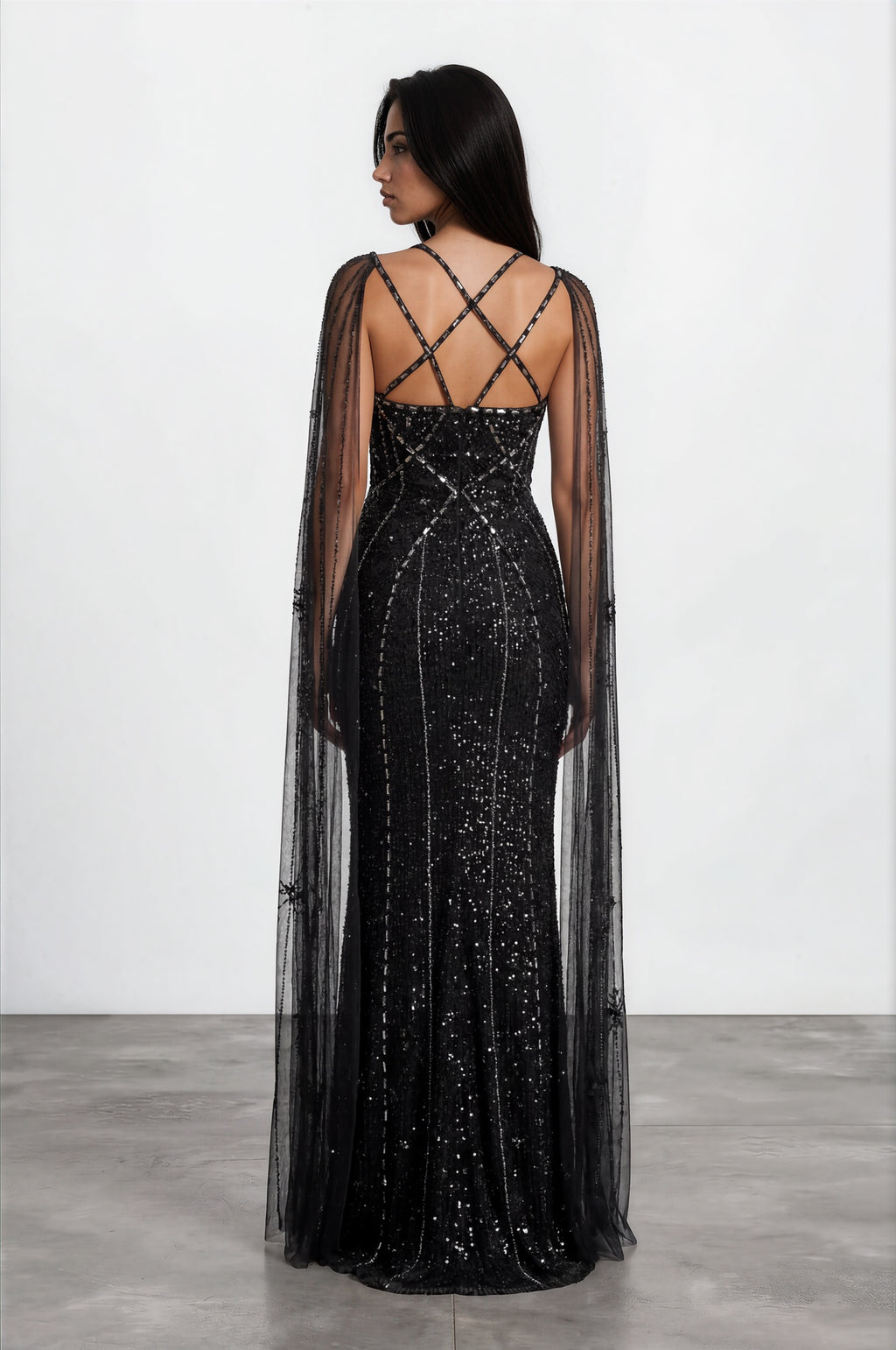 Midnight Mirage Gown