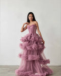 Rosalie Ruffle Tulle Couture Gown